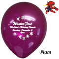 11" Decorator Plum Purple Latex Balloons